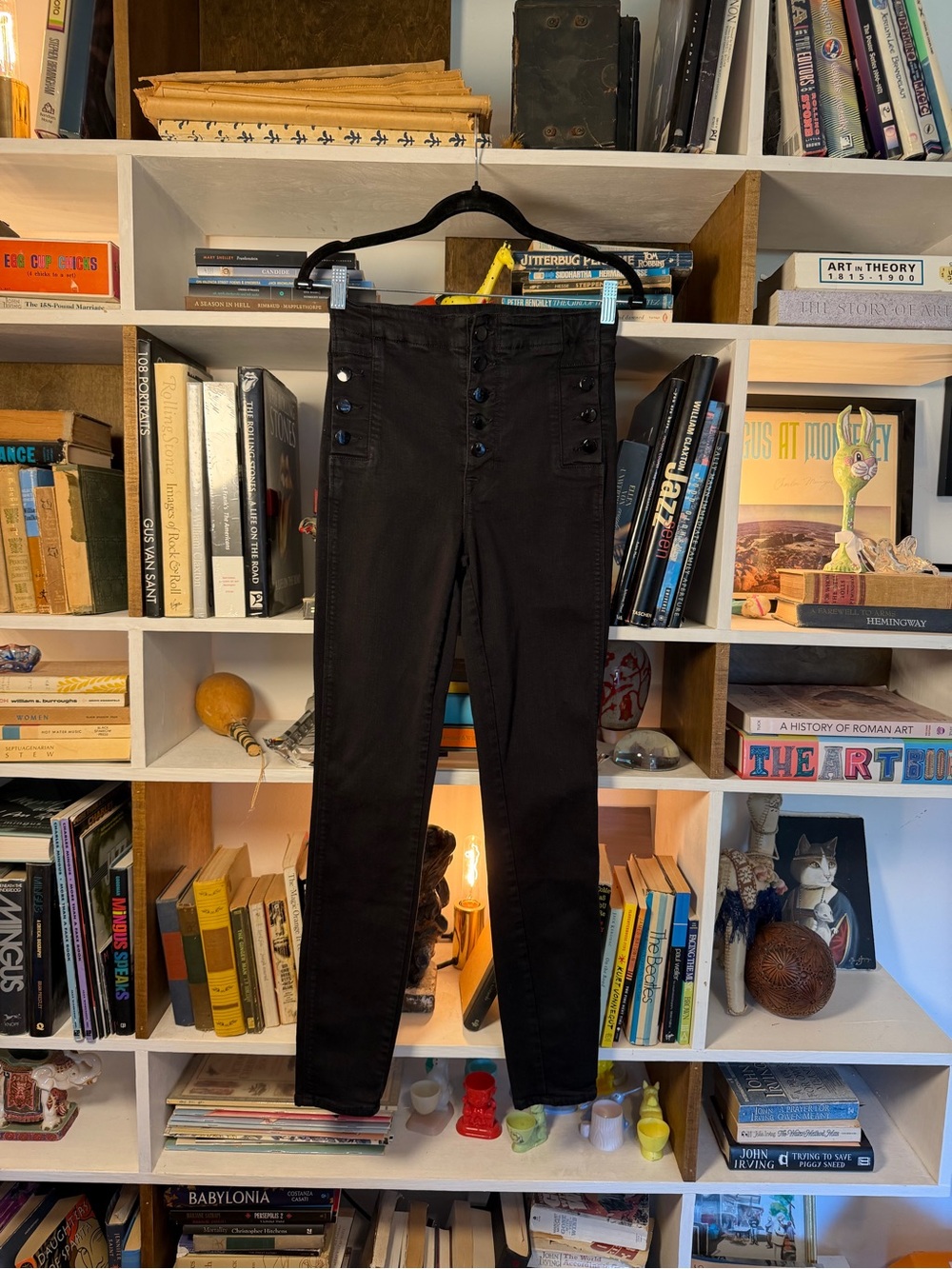 J Brand Natasha High-Waist Black Women's Jeans